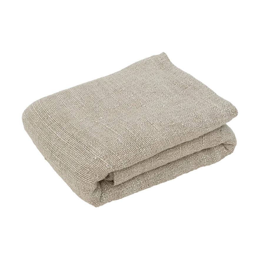 Urban Nature Culture sengetæppe 220x220 cm, Natural URBAN NATURE CULTURE