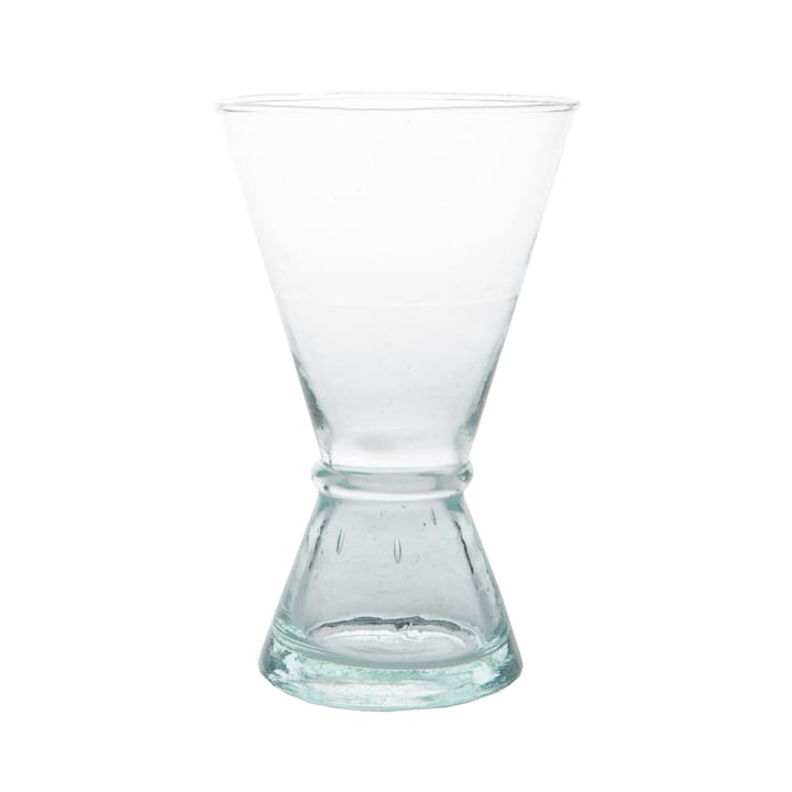 Vinglas genanvendt glas medium - Klar/Grøn - URBAN NATURE CULTURE