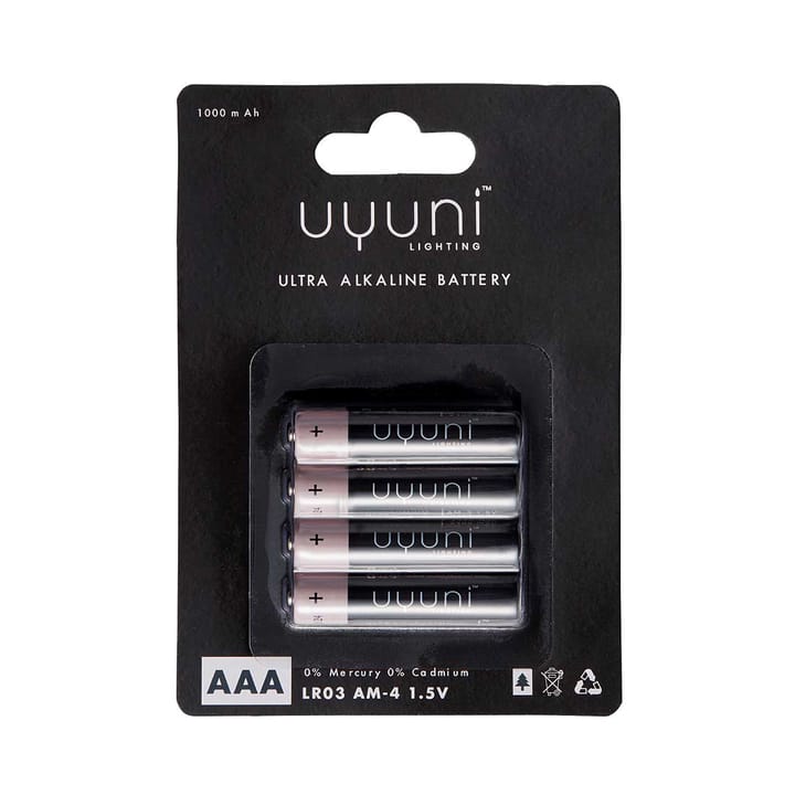 Uyuni Batteri 4-pak - AAA - Uyuni Lighting