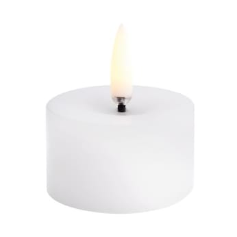 Uyuni LED Bloklys melted - Hvid, Ø5x2,8 cm - Uyuni Lighting
