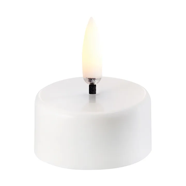 Uyuni LED fyrfadslys hvid - Ø3,9×2,1 cm - Uyuni Lighting