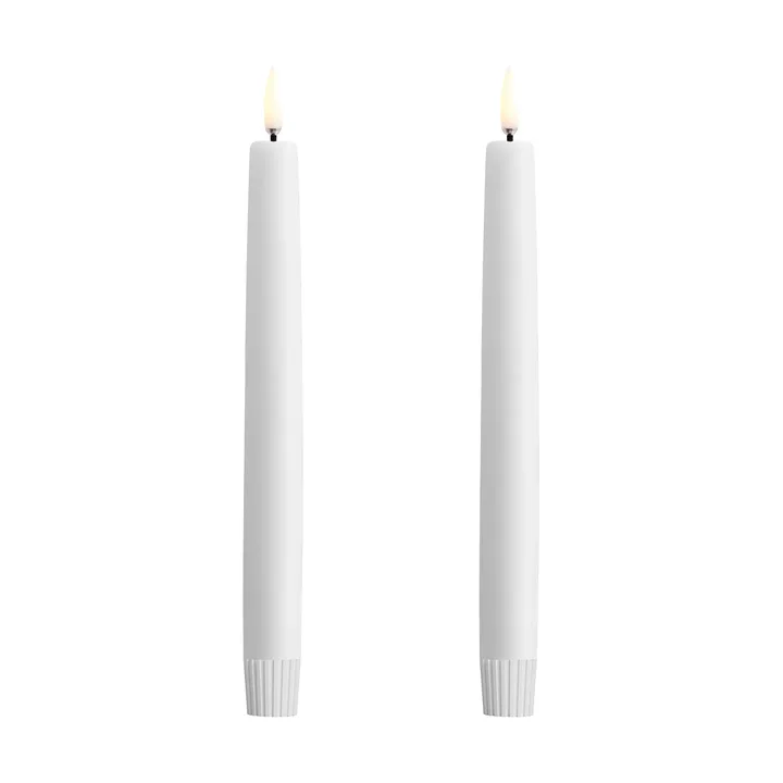 Uyuni LED Kronelys hvid 2-pak - Ø2,3x20 cm - Uyuni Lighting