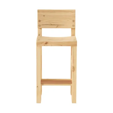 001 Bar Stool barstol - Mat olievokset fyrretræ, 65 cm - Vaarnii
