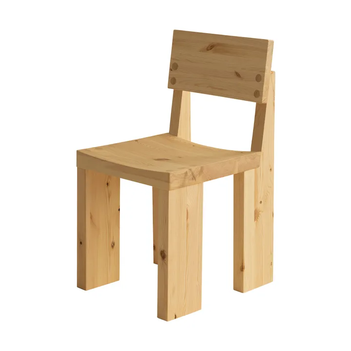 001 Dining Chair stol - Mat olievokset fyrretræ - Vaarnii