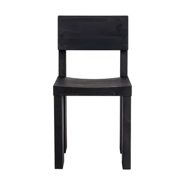 001 Dining Chair stol - Sortbejdset fyrretræ - Vaarnii
