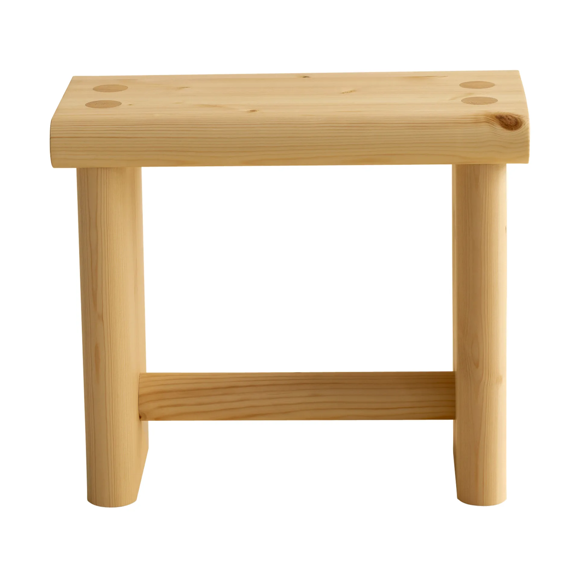 002 Ast Stool skammel, Mat olievokset fyrretræ, 55x26x45 cm Vaarnii