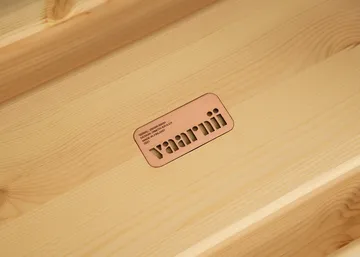 002 Ast Stool skammel - Mat olievokset fyrretræ, 55x26x45 cm - Vaarnii