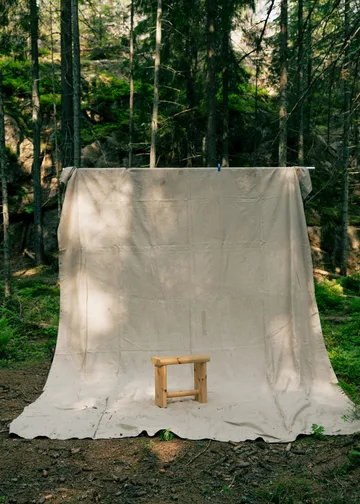 002 Ast Stool skammel - Mat olievokset fyrretræ, 55x26x45 cm - Vaarnii