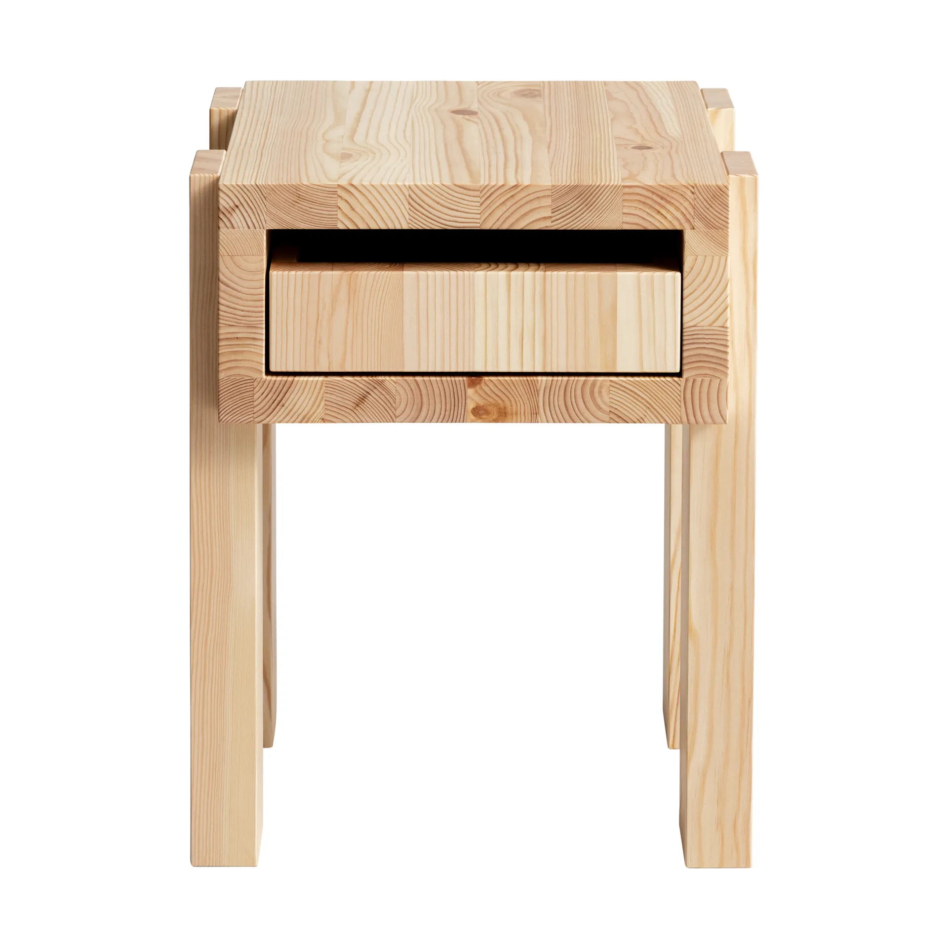 003 Stilts Side Table sofabord, Mat olievokset fyrretræ 40x36x45 cm Vaarnii