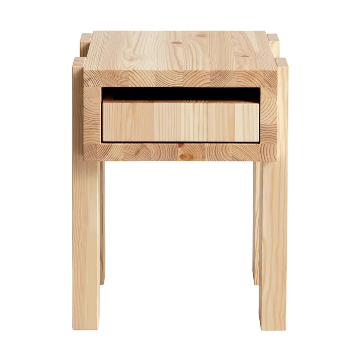 003 Stilts Side Table sofabord - Mat olievokset fyrretræ 40x36x45 cm - Vaarnii