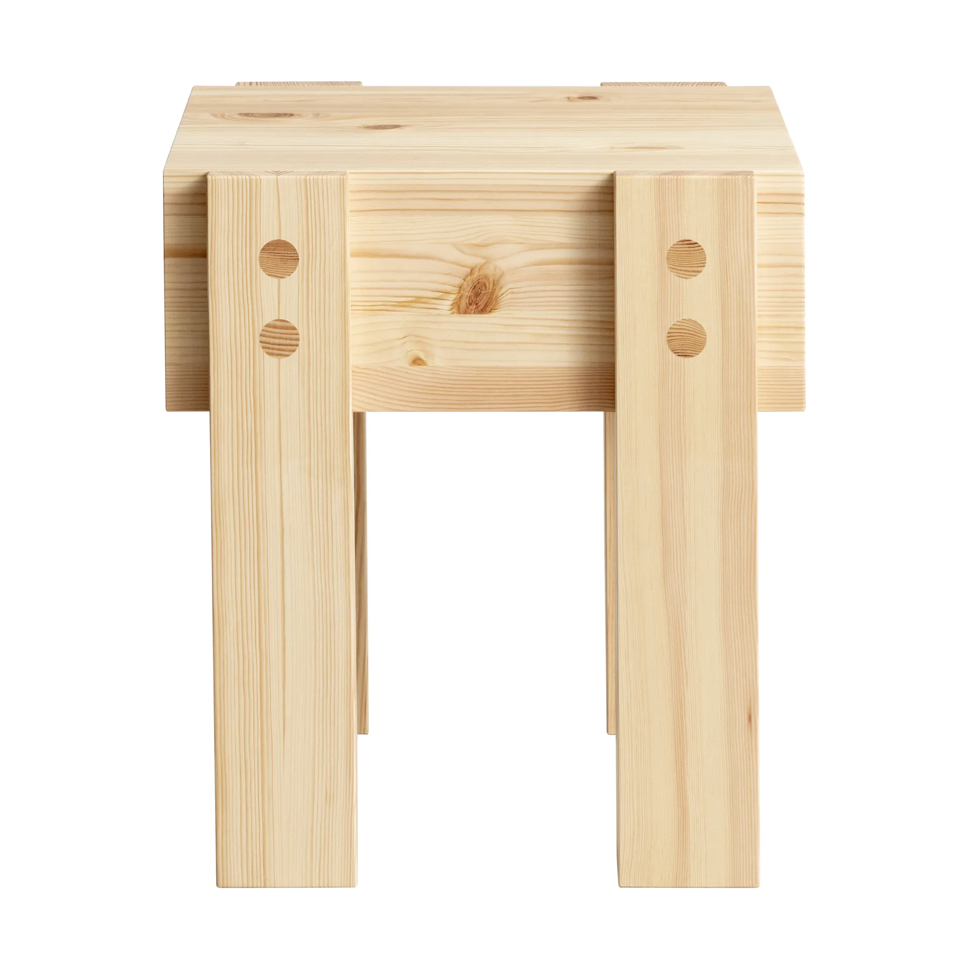 003 Stilts Side Table sofabord, Mat olievokset fyrretræ 40x36x45 cm Vaarnii