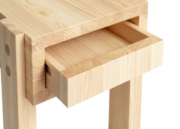 003 Stilts Side Table sofabord - Mat olievokset fyrretræ 40x36x45 cm - Vaarnii