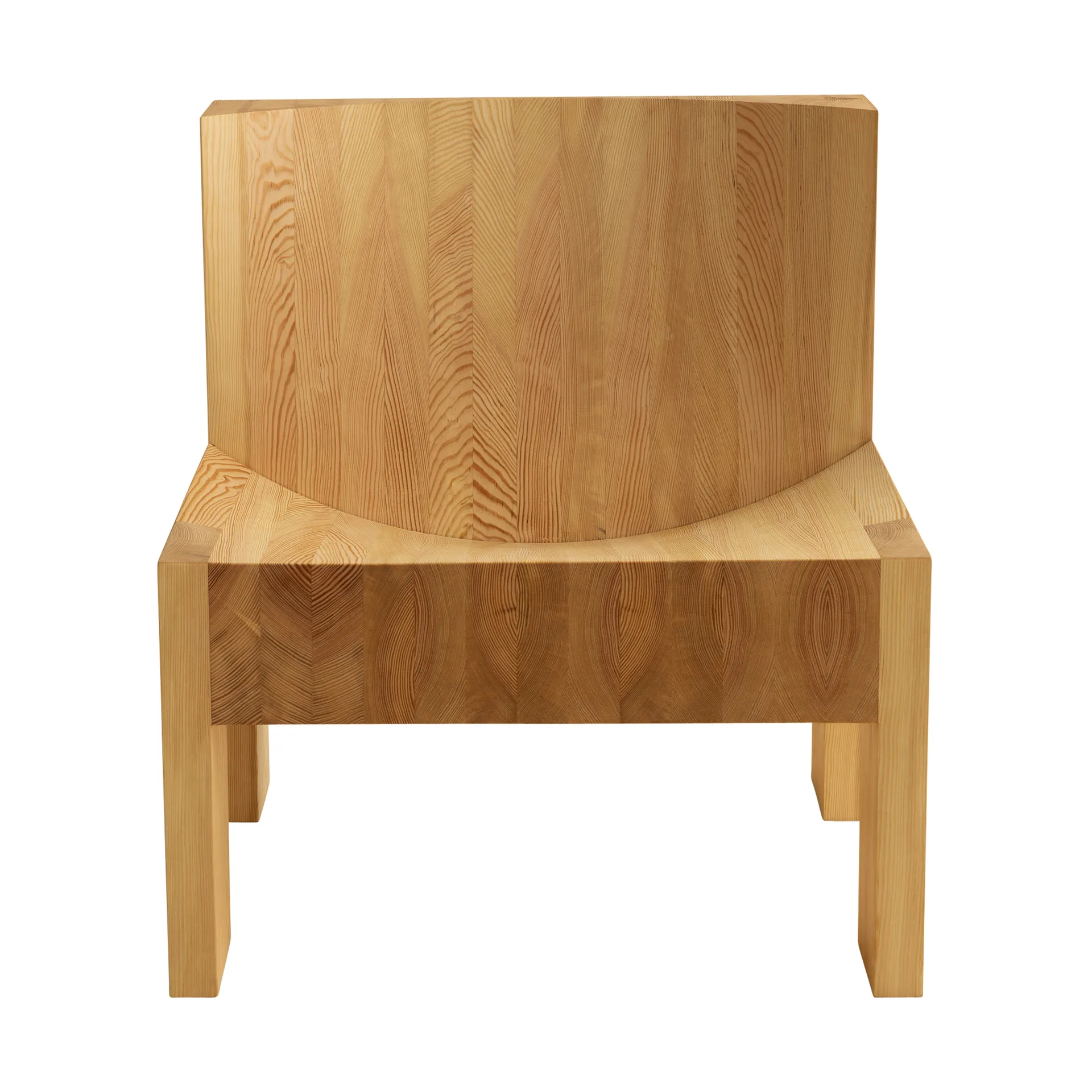 005 Lounge Chair loungestol, Mat olievokset fyrretræ Vaarnii