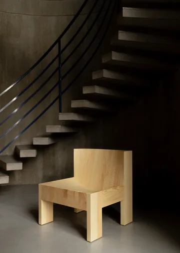 005 Lounge Chair loungestol - Mat olievokset fyrretræ - Vaarnii