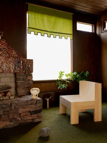 005 Lounge Chair loungestol - Mat olievokset fyrretræ - Vaarnii