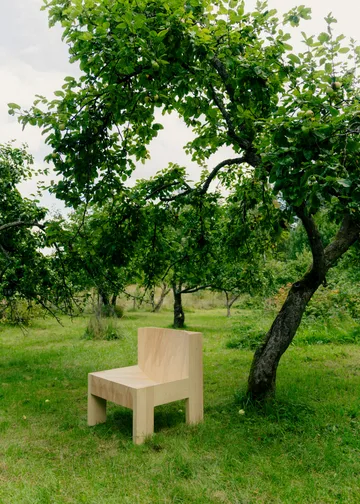 005 Lounge Chair loungestol - Mat olievokset fyrretræ - Vaarnii