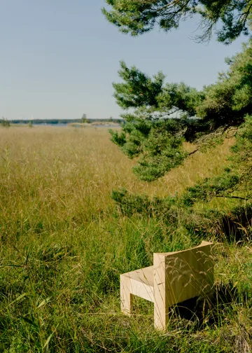 005 Lounge Chair loungestol - Mat olievokset fyrretræ - Vaarnii