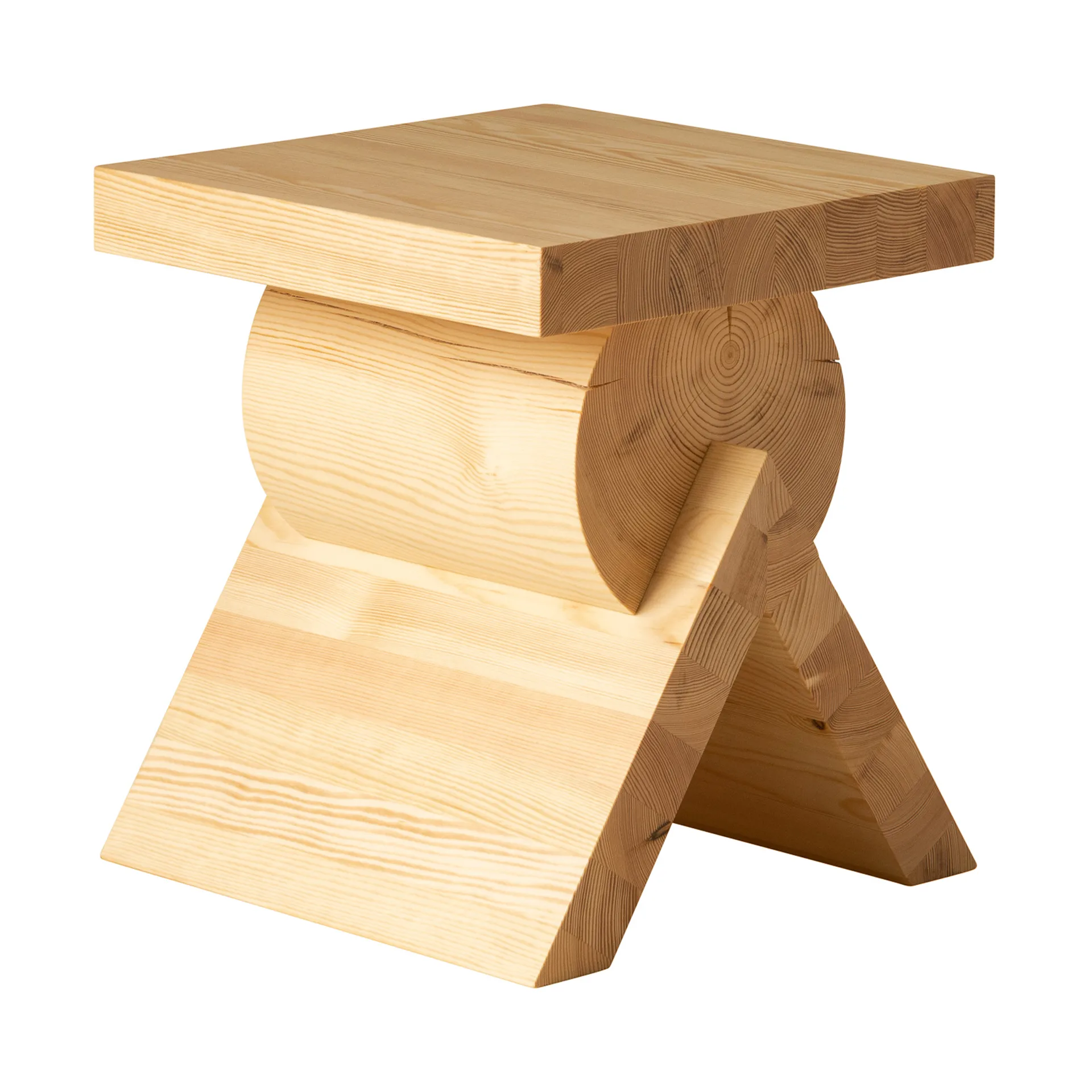 006 AA Side Table sidebord, Mat olievokset fyrretræ, 40x40x45 cm Vaarnii