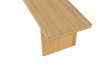 012 Kolmio Bench bænk - Mat olievokset fyrretræ, 176x42x45 cm - Vaarnii