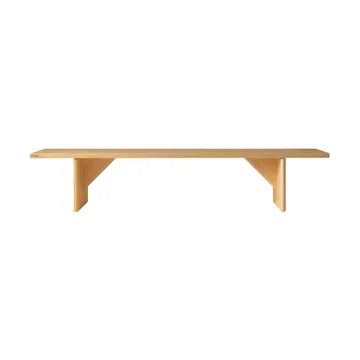 012 Kolmio Bench bænk - Mat olievokset fyrretræ, 227x42x45 cm - Vaarnii