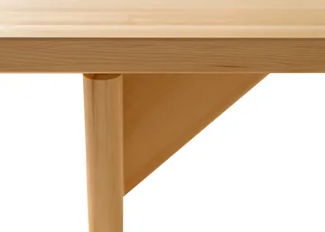 012 Kolmio Bench bænk - Mat olievokset fyrretræ, 227x42x45 cm - Vaarnii