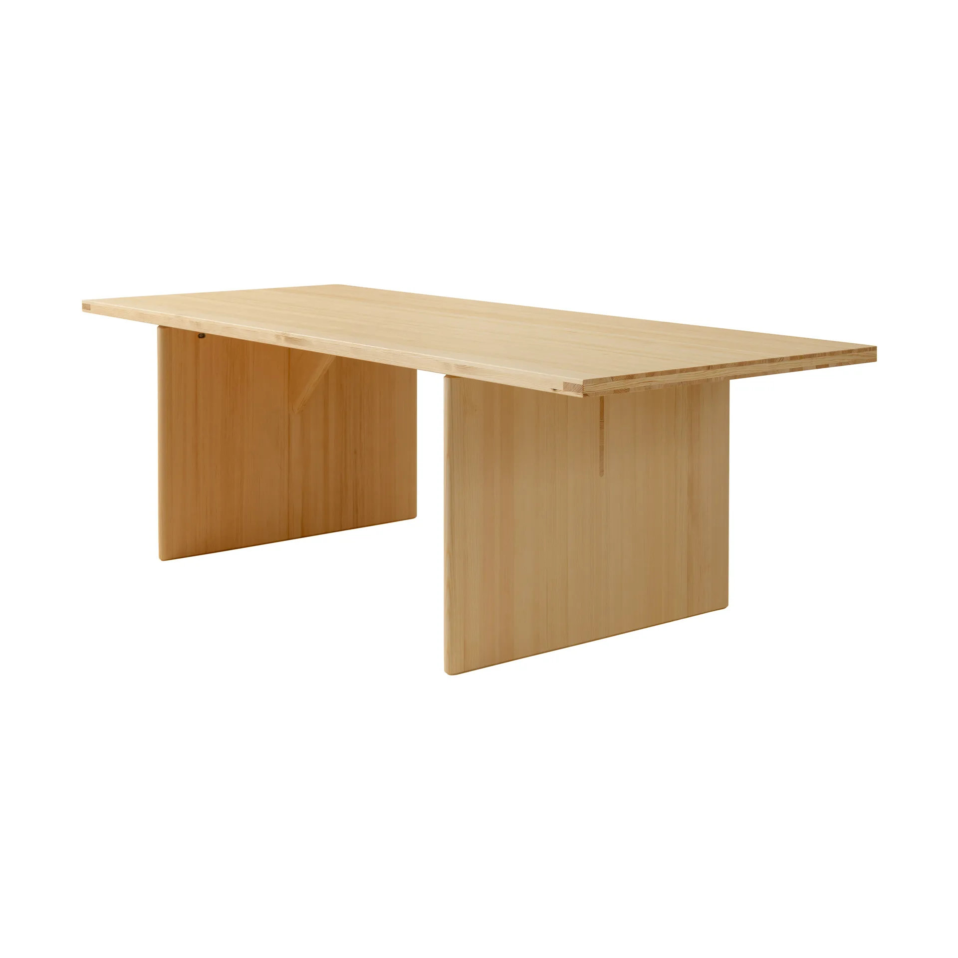 012 Kolmio Dining Table bord, Mat olievokset fyrretræ, 227x95x72 cm Vaarnii