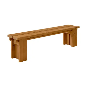 013 Osa Outdoor Bench bænk - Varmebehandlet fyrretræ, 182x37x49 cm - Vaarnii