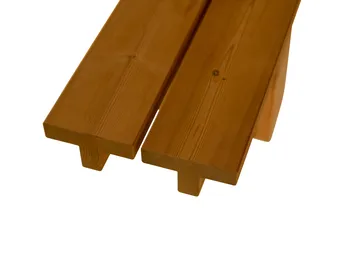 013 Osa Outdoor Bench bænk - Varmebehandlet fyrretræ, 182x37x49 cm - Vaarnii