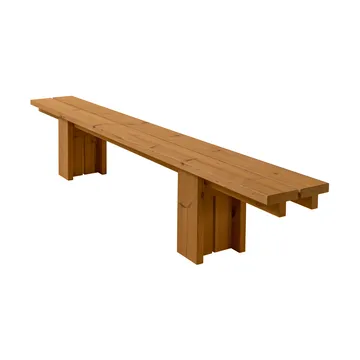 013 Osa Outdoor Bench bænk - Varmebehandlet fyrretræ, 270x37x49 cm - Vaarnii