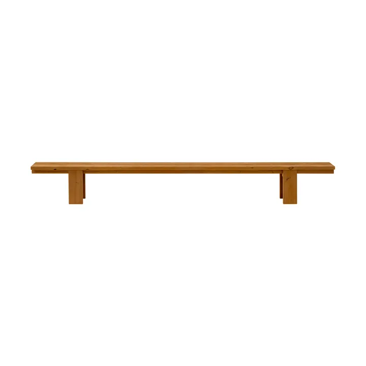 013 Osa Outdoor Bench bænk - Varmebehandlet fyrretræ, 333x37x49 cm - Vaarnii