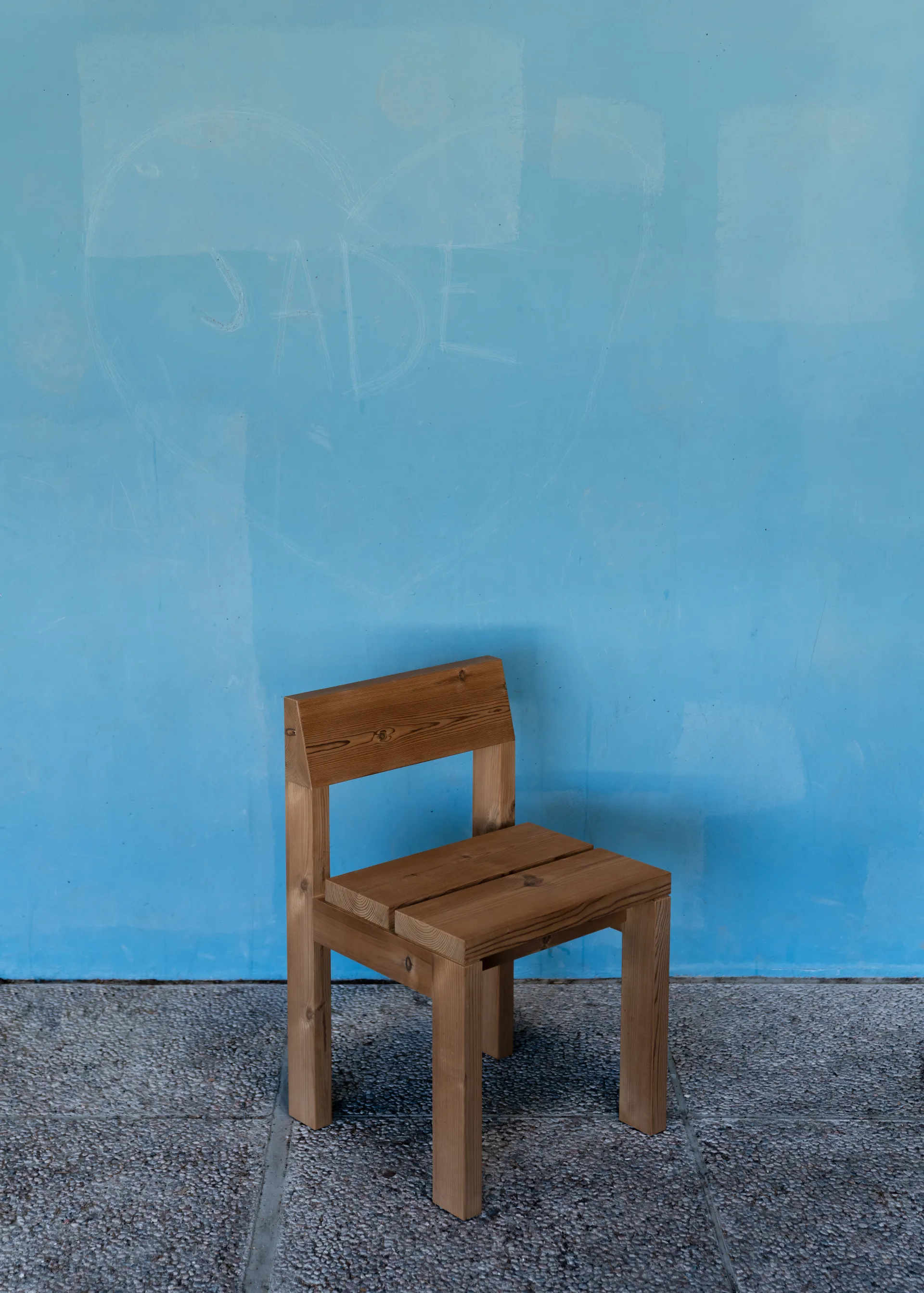 013 Osa Outdoor Dining Chair stol, Mat olievokset fyrretræ Vaarnii