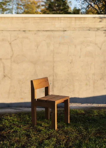 013 Osa Outdoor Dining Chair stol - Mat olievokset fyrretræ - Vaarnii