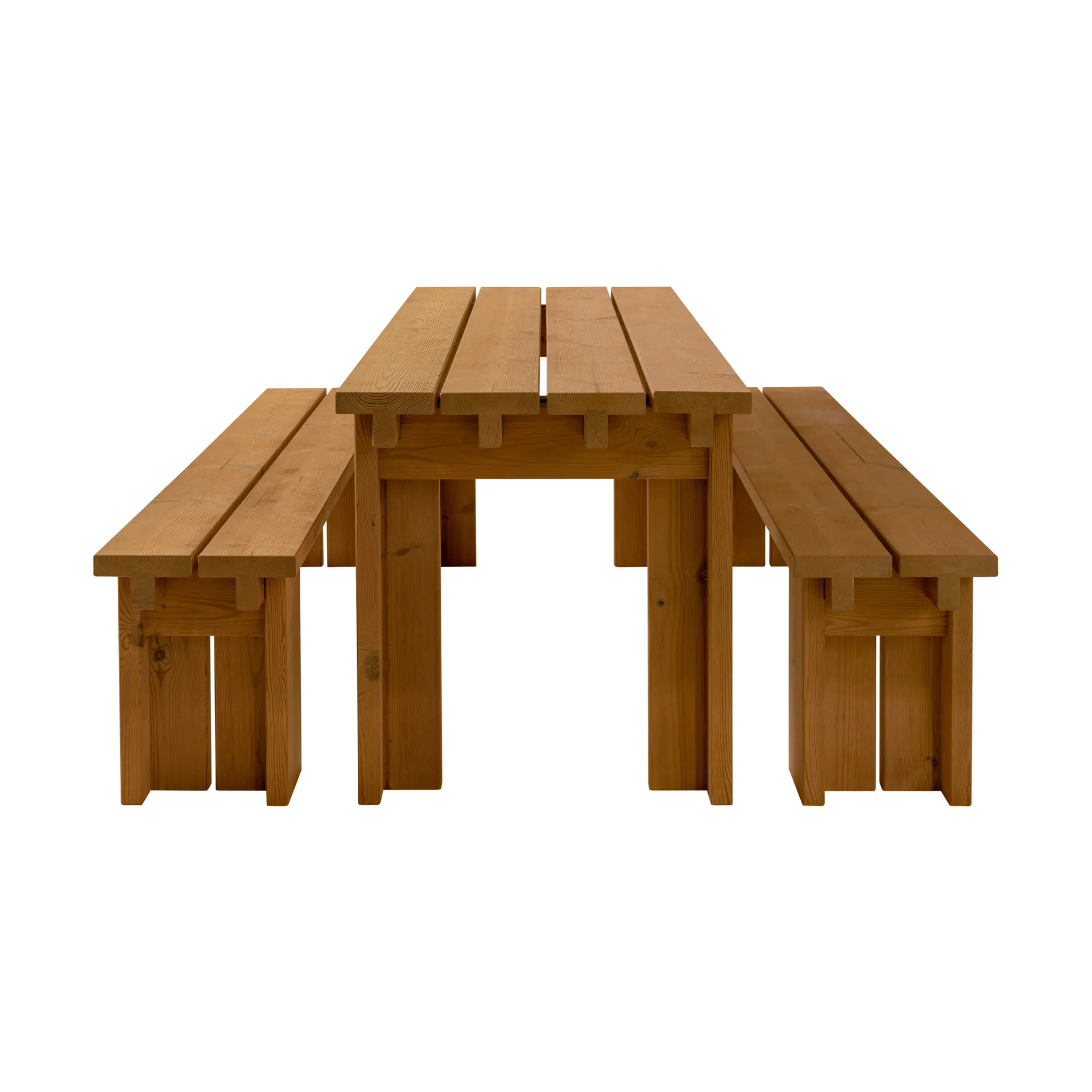 013 Osa Outdoor Table bord, Varmebehandlet fyrretræ, 182x75x78 cm Vaarnii
