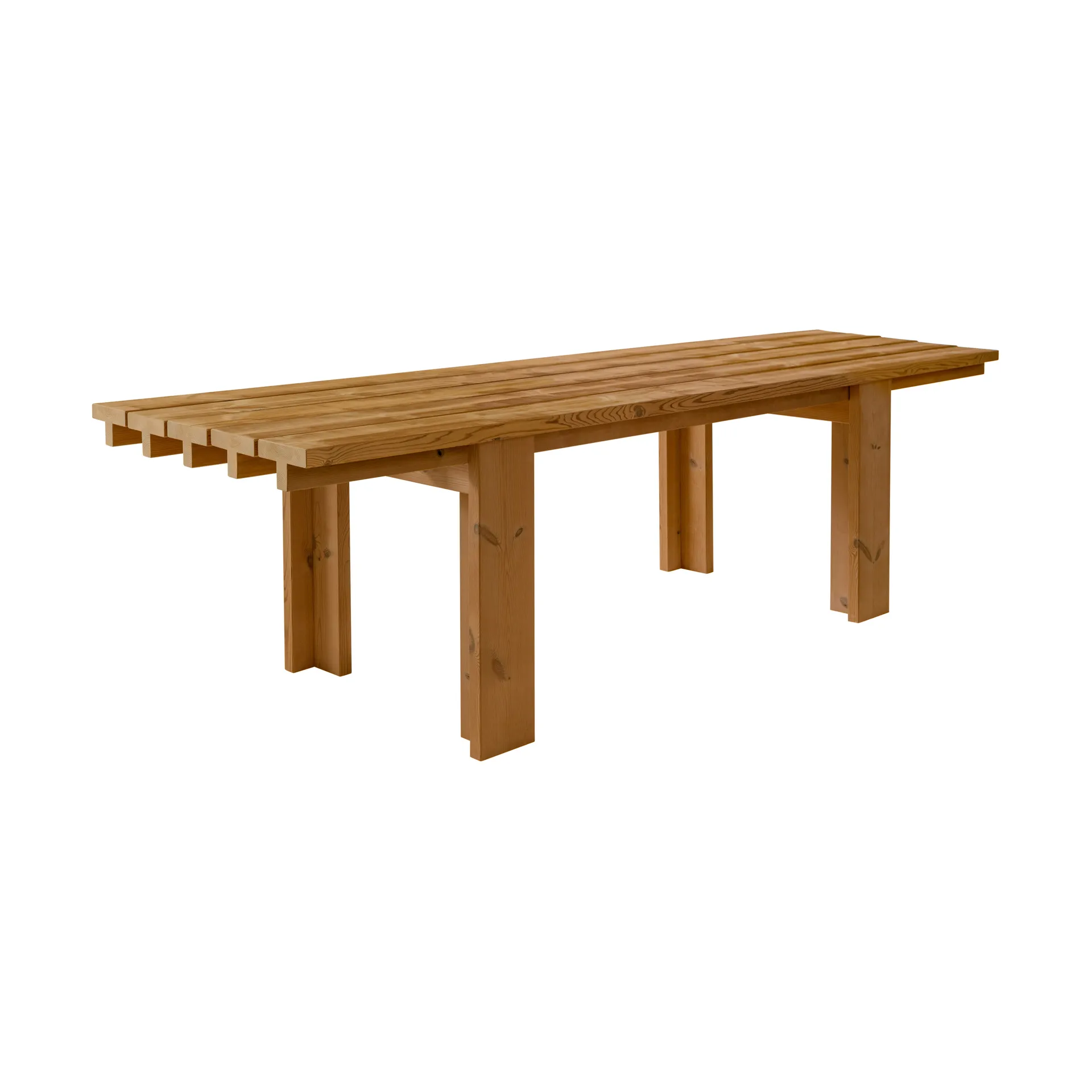 013 Osa Outdoor Table bord, Varmebehandlet fyrretræ, 270x94x78 cm Vaarnii
