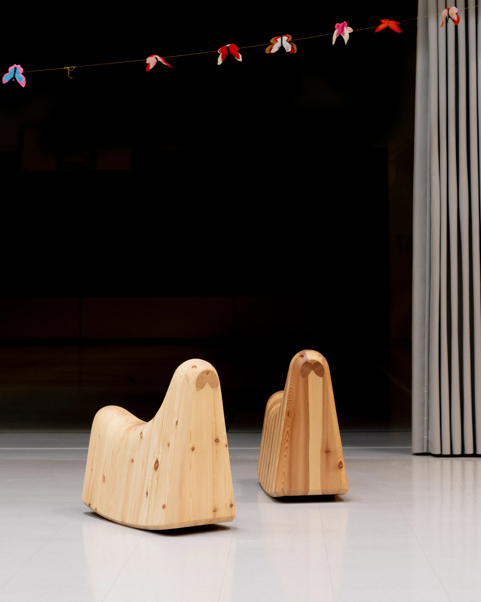 014 Norppa Rocking Toy gyngedyr, Mat olievokset fyrretræ Vaarnii