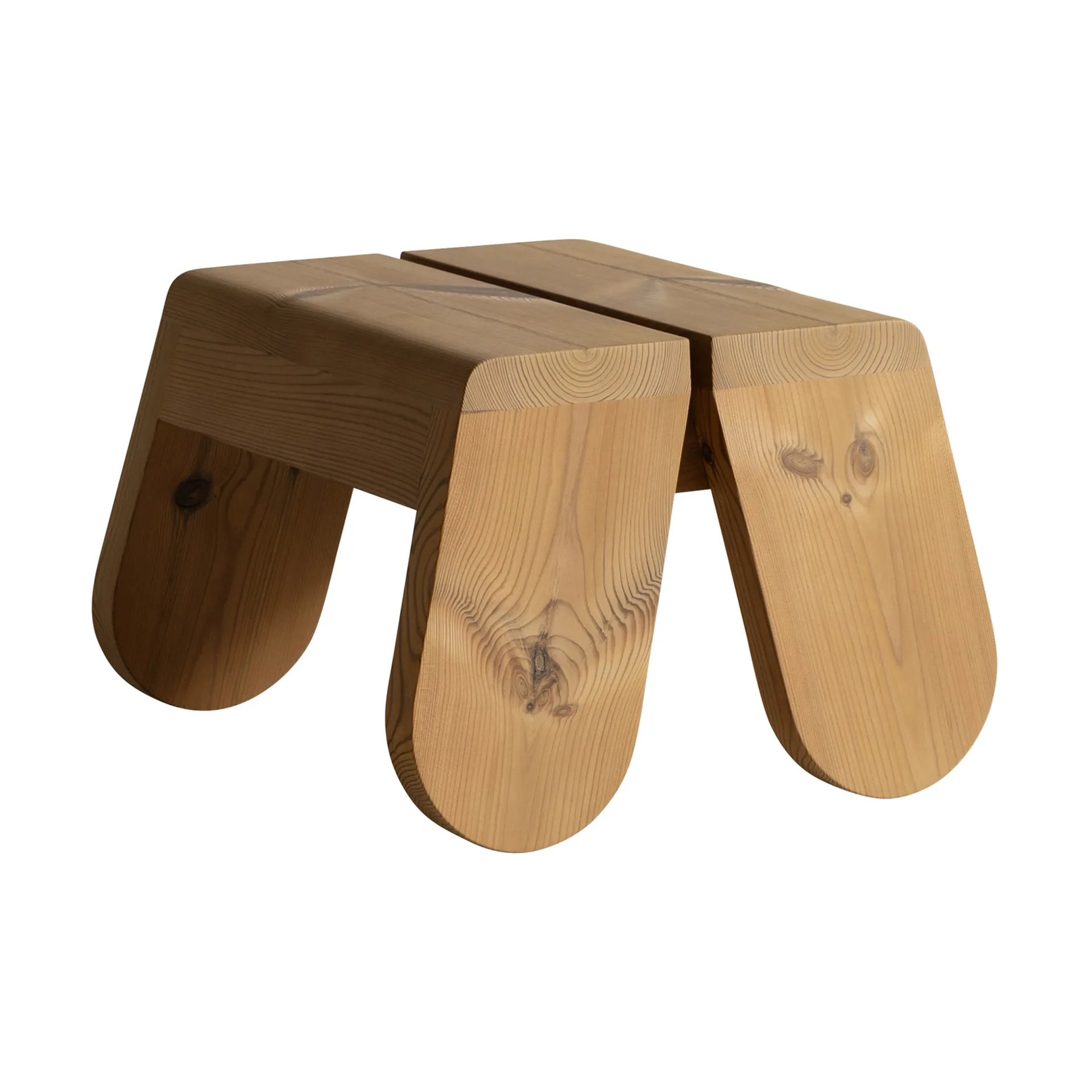 015 Peace Outdoor Foot Stool fodskammel, Varmebehandlet fyrretræ Vaarnii