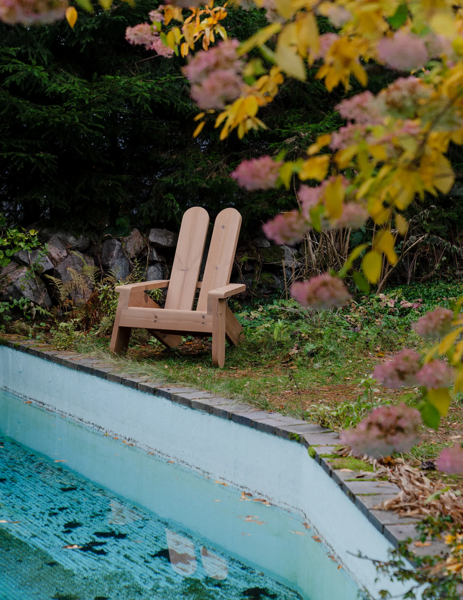 015 Peace Outdoor Lounge Chair loungestol, Varmebehandlet fyrretræ Vaarnii