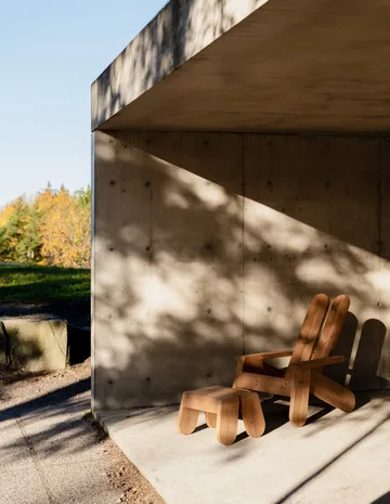 015 Peace Outdoor Lounge Chair loungestol - Varmebehandlet fyrretræ - Vaarnii