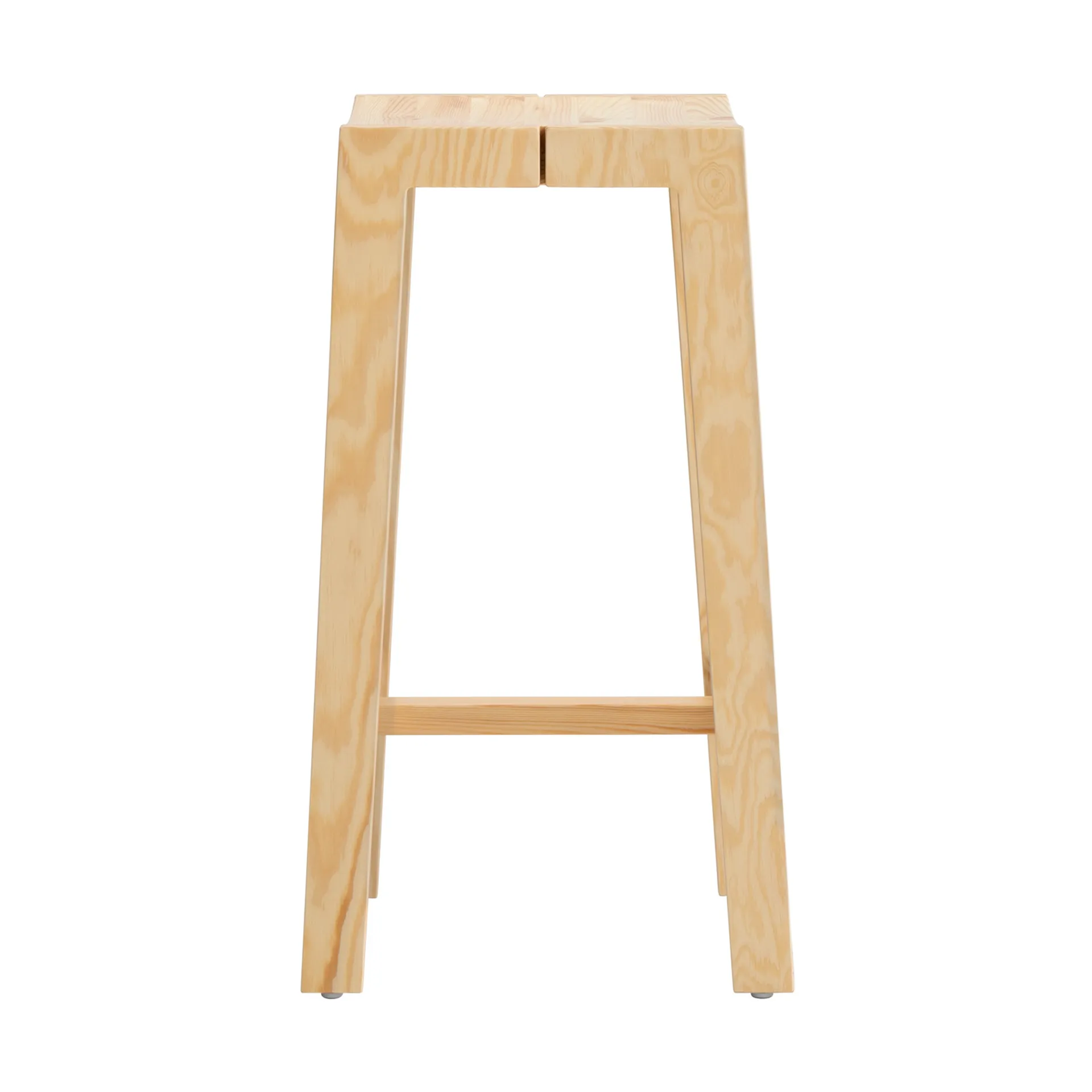 016 Maasto Bar Stool barstol, Mat olievokset fyrretræ, 65 cm Vaarnii
