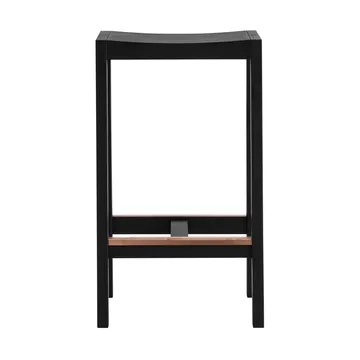 016 Maasto Bar Stool barstol - Sortbejdset fyrretræ, 65 cm - Vaarnii