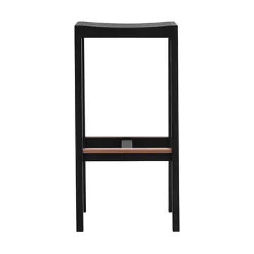 016 Maasto Bar Stool barstol - Sortbejdset fyrretræ, 75 cm - Vaarnii