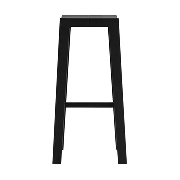 016 Maasto Bar Stool barstol - Sortbejdset fyrretræ, 75 cm - Vaarnii