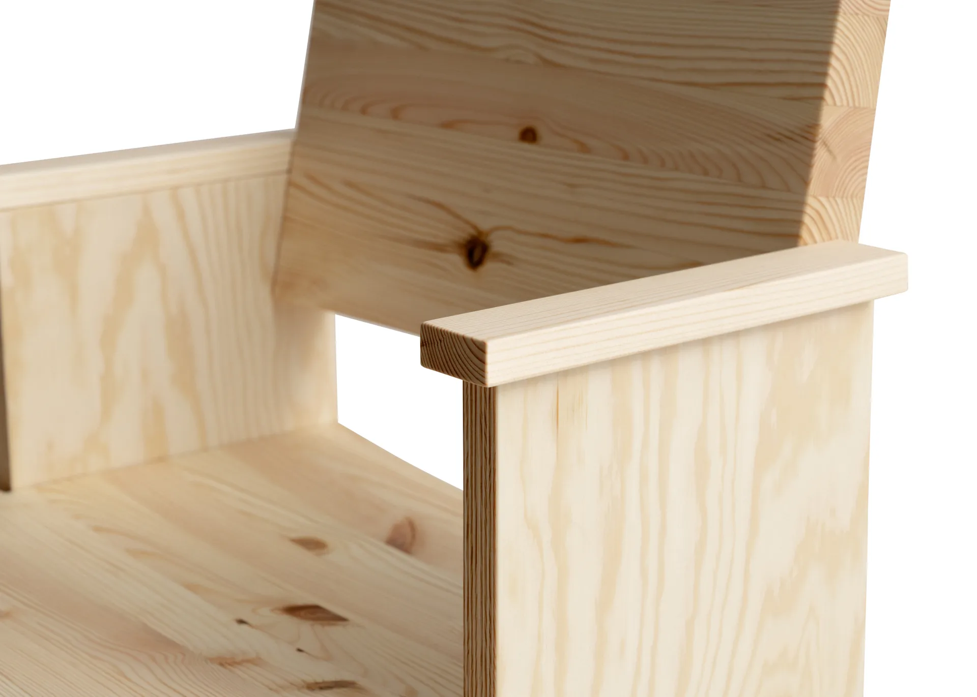 016 Maasto Dining Armchair armstol, Mat olievokset fyrretræ Vaarnii