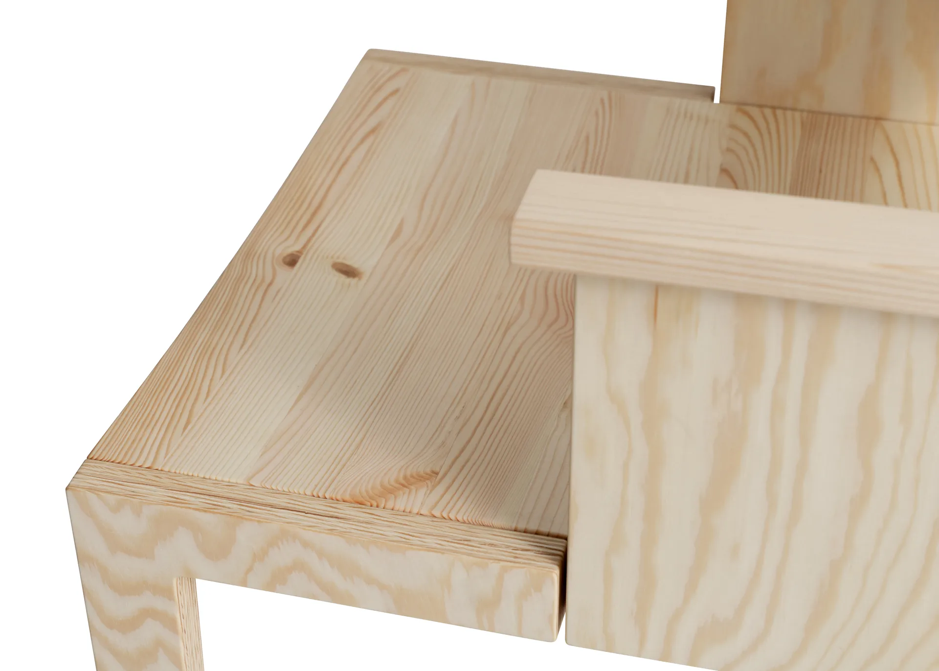 016 Maasto Dining Armchair armstol, Mat olievokset fyrretræ Vaarnii