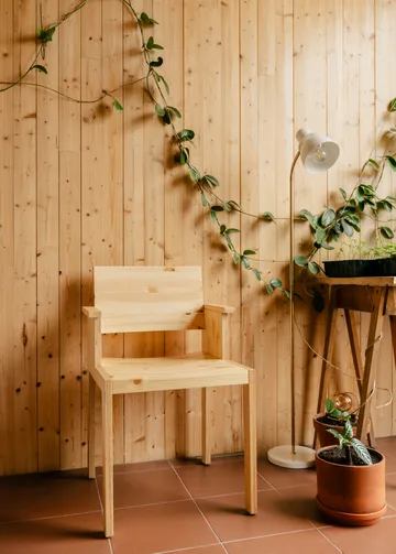 016 Maasto Dining Armchair armstol - Mat olievokset fyrretræ - Vaarnii