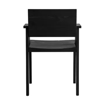 016 Maasto Dining Armchair armstol - Sortbejdset fyrretræ - Vaarnii