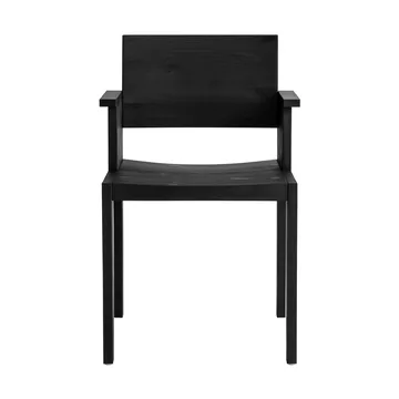 016 Maasto Dining Armchair armstol - Sortbejdset fyrretræ - Vaarnii