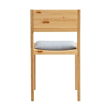 016 Maasto Dining Chair stol - Mat olievokset fyrretræ, polstret sæde grå - Vaarnii