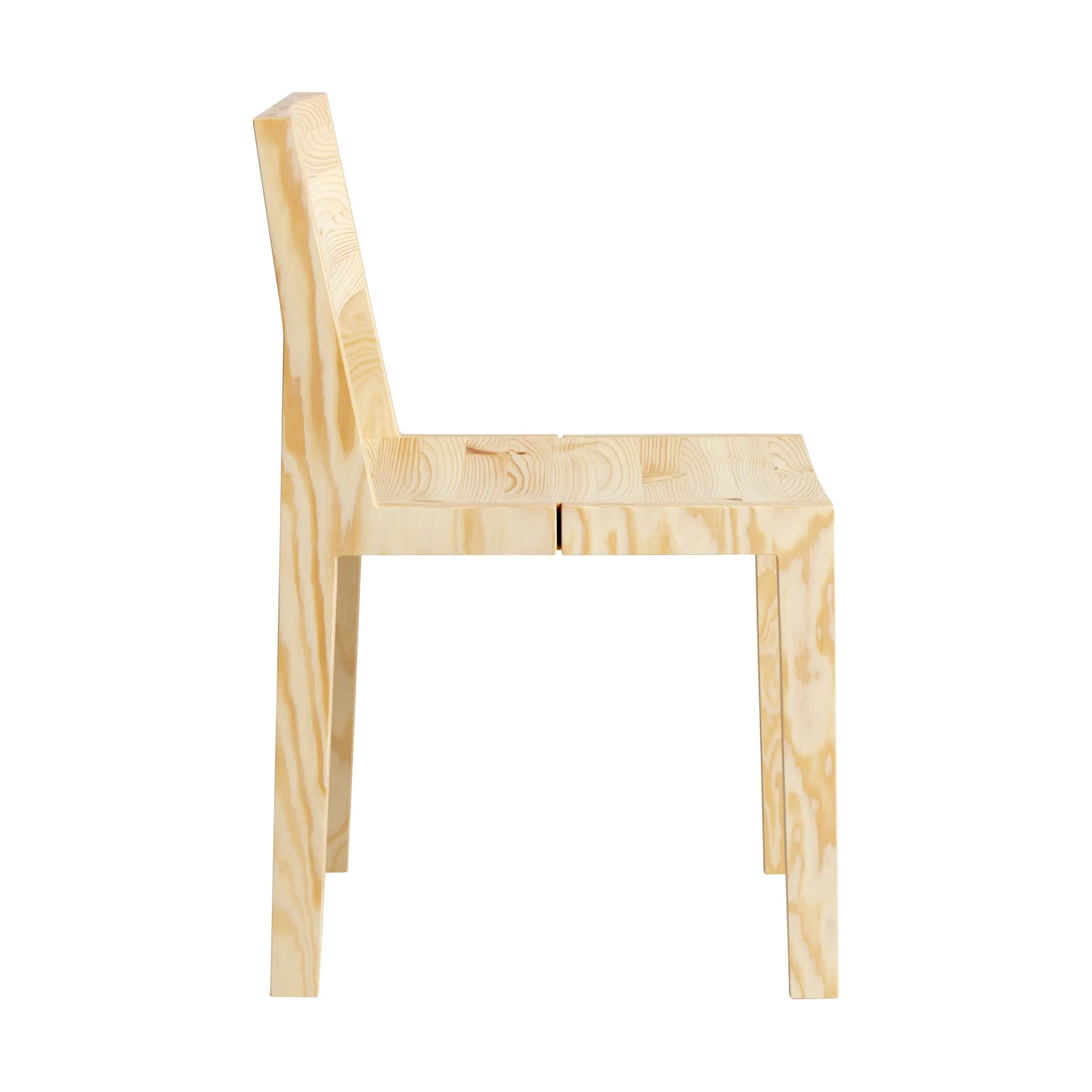 016 Maasto Dining Chair stol, Mat olievokset fyrretræ Vaarnii