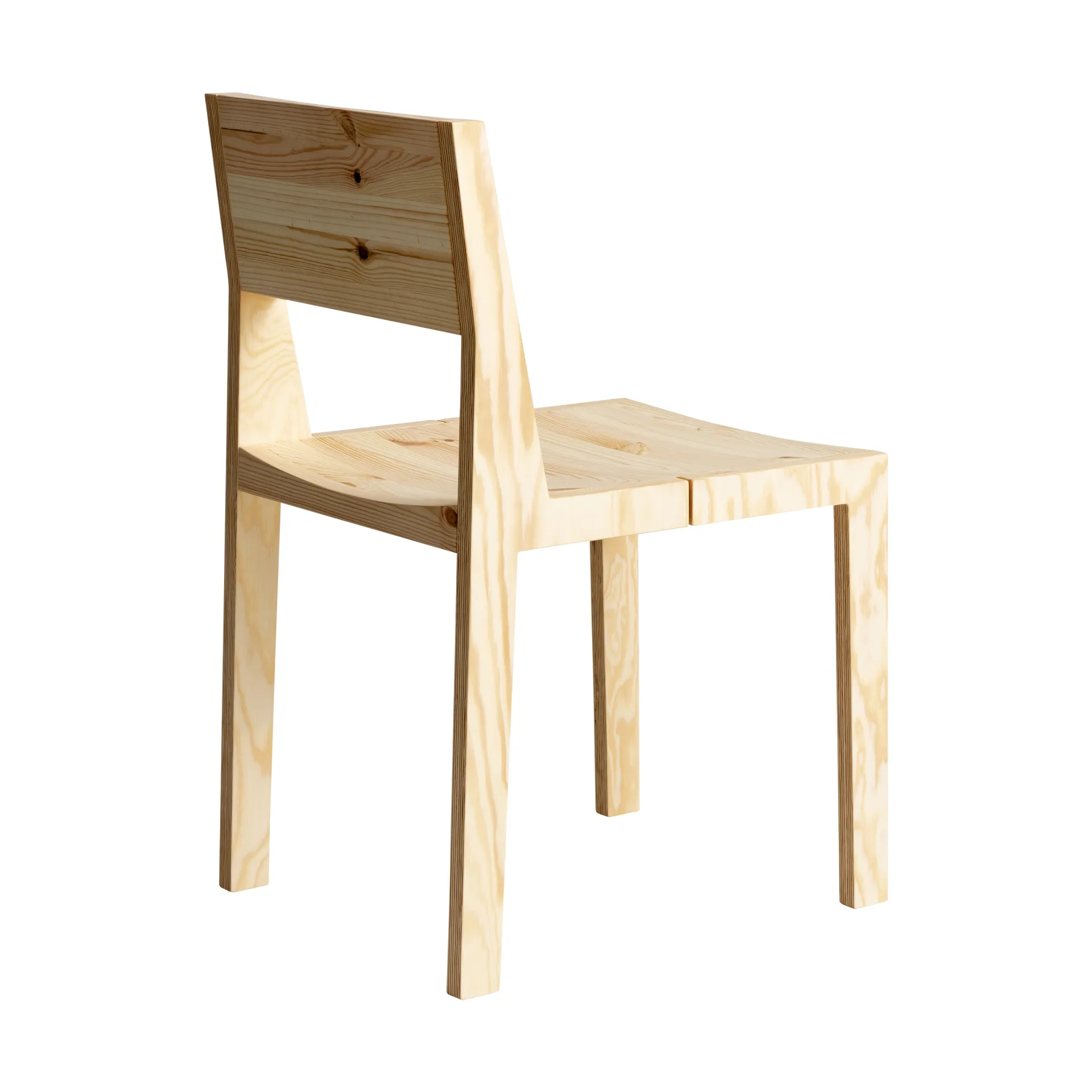 016 Maasto Dining Chair stol, Mat olievokset fyrretræ Vaarnii